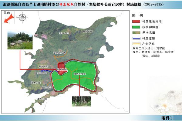 那底胶队村域