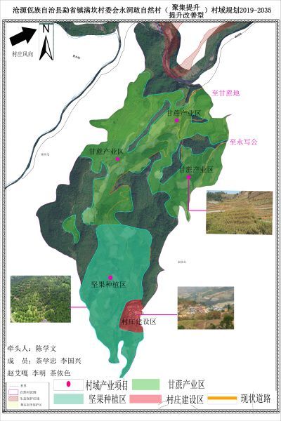 沧源县勐省镇满坎村委会永洞敢自然村村域规划图