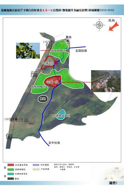马落一组村域