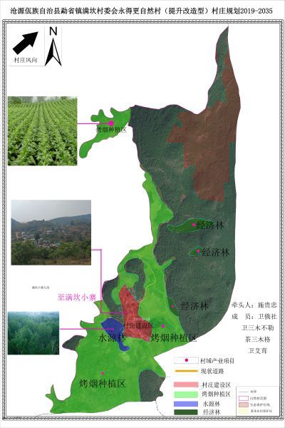 沧源县勐省镇满坎村委会永得更自然村村域规划图