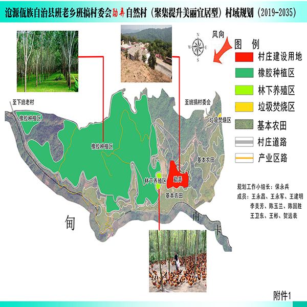 勐弄村域规划