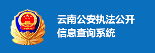 云南公安执法公开信息查询系统